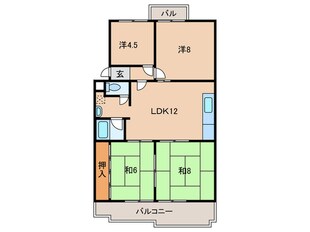 桃木マンションの物件間取画像